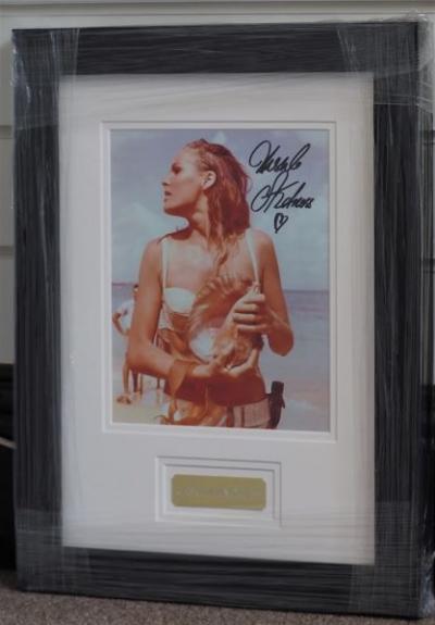 Ursula Andress signed 12 x 8