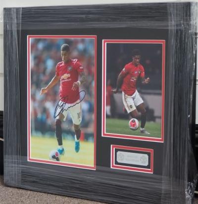 Marcus Rashford signed photo