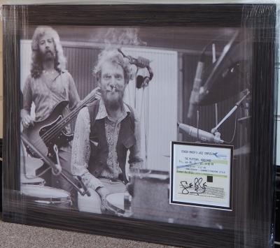 Ginger Baker autograph