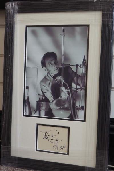Peter Cushing autograph