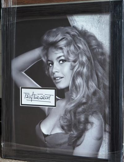 Brigitte Bardot autograph