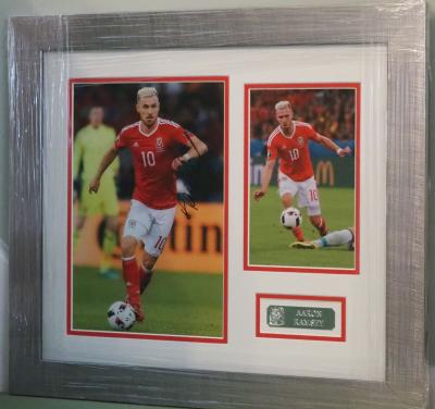 Aaron Ramsey hand signed 12 x 8