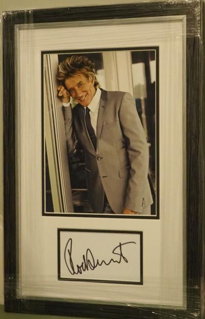 Rod Stewart autograph