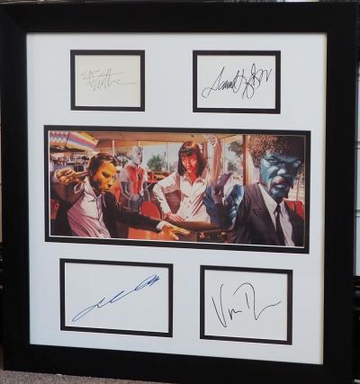 Pulp Fiction four signatures