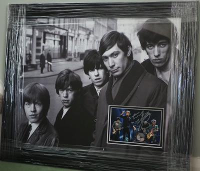 Charlie Watts autograph RIP