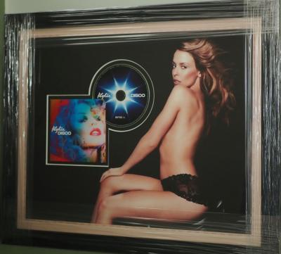 Kylie hand signed CD insert