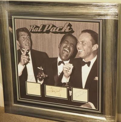 The Rat Pack signatures