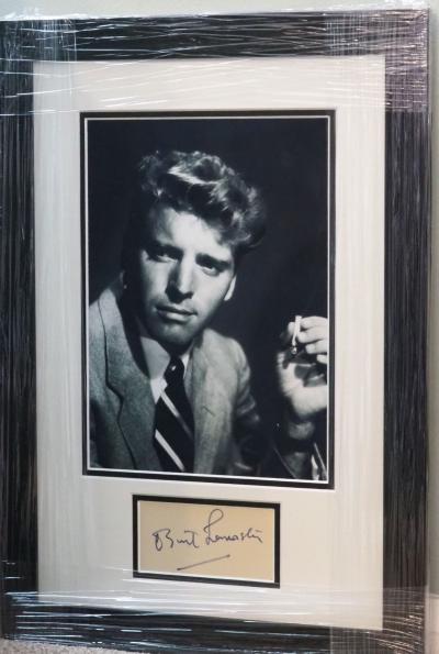 Burt Lancaster autograph