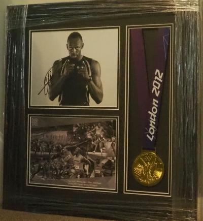 Usain Bolt hand signed autograph