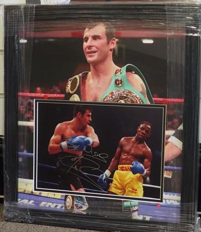 Joe Calzaghe signed 12 x 8 photo