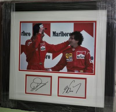Nigel Mansel & Alain Prost