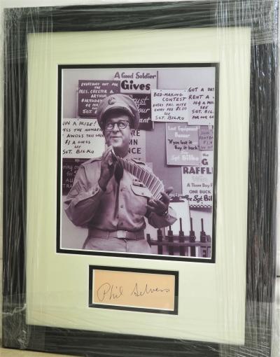 Phil Silvers "Bilko" autograph