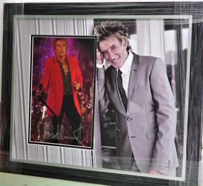 Rod Stewart signed 12 x 8 photo