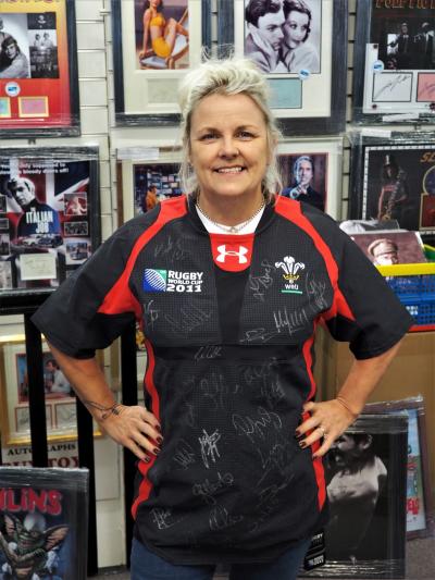 Welsh signed rugby shirt 2011