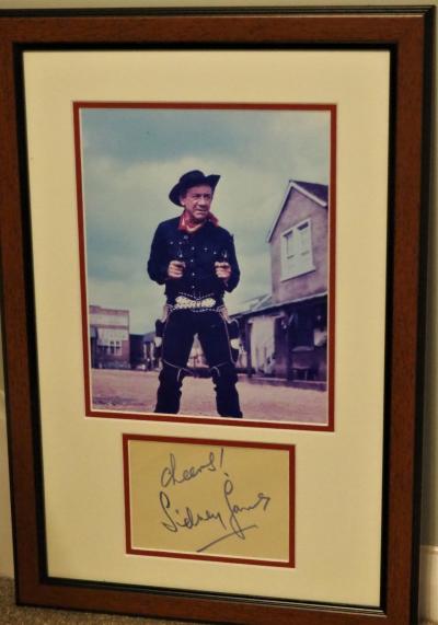 Sid James "Carry on" signature