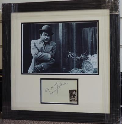 Edward G Robinson autograph