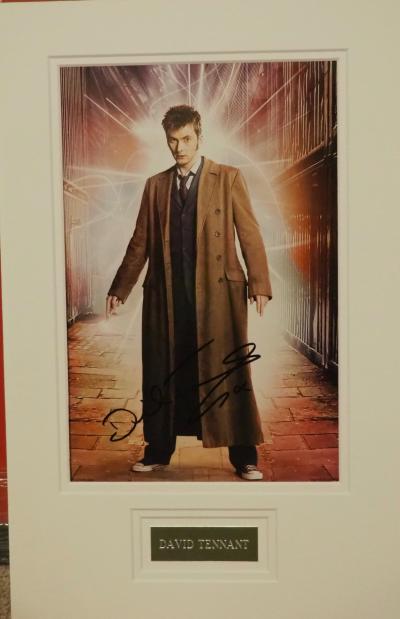 David Tennant signed 12 x 8