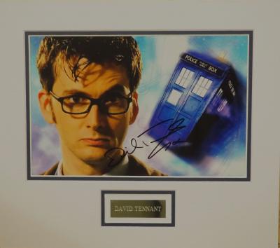 David Tennant signed 12 x 8