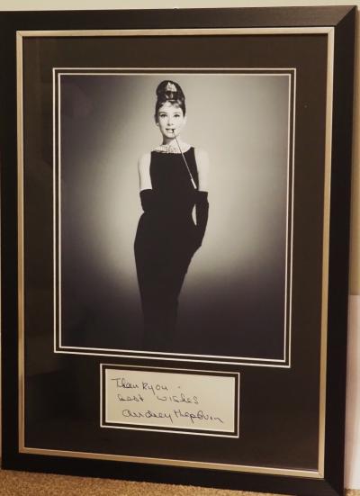 Audrey Hepburn autograph
