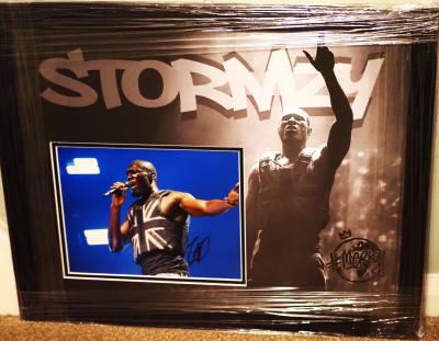 Stormzy hand signed 10 x 8 photo